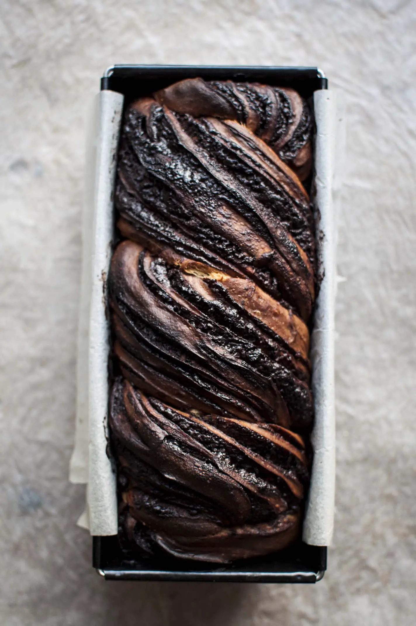 Sourdough chocolate babka