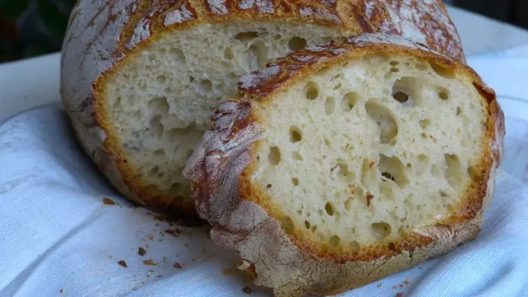 How to get large holes in sourdough bread