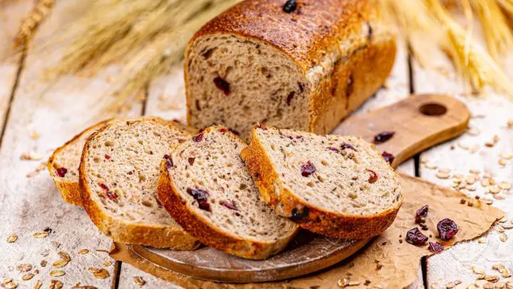 Cranberry loaf of bread