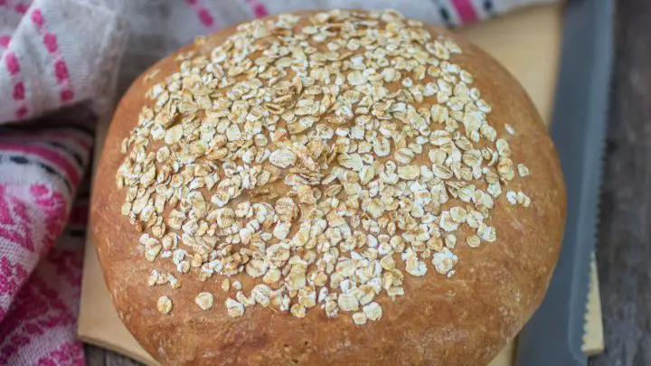 Sourdough oatmeal healthy bread