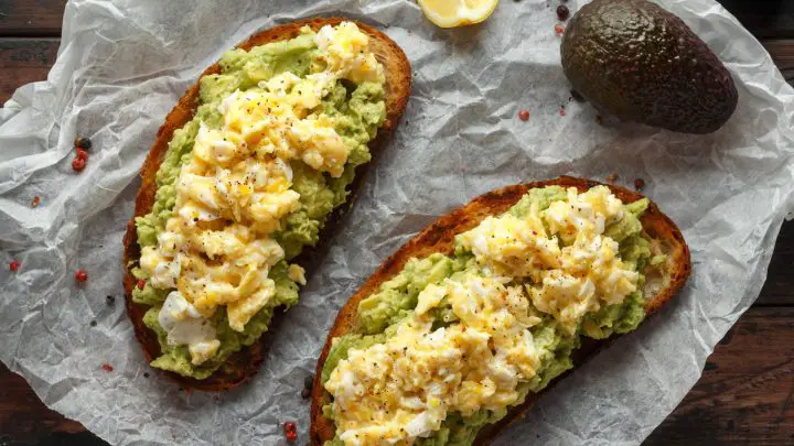 Sourdough breakfast eggs avocado recipe