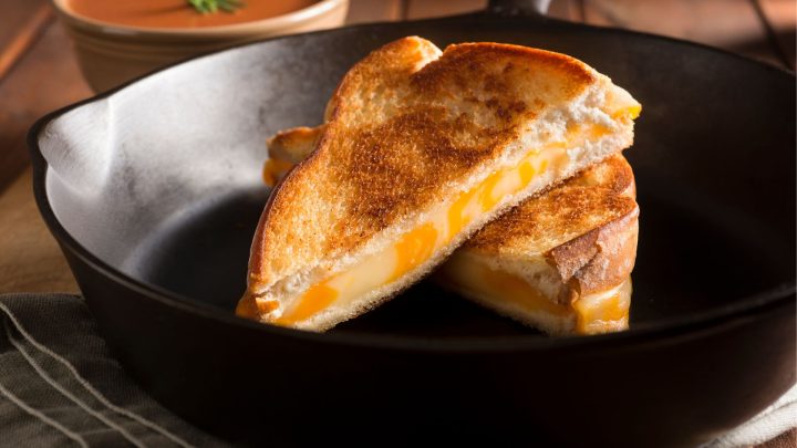 The perfect sourdough grilled cheese