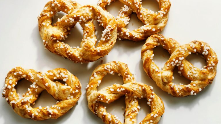 Delicious and soft sourdough pretzels