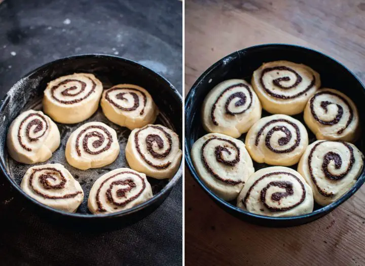 Best sourdough brioche buns - chocolate hazelnut rolls recipe