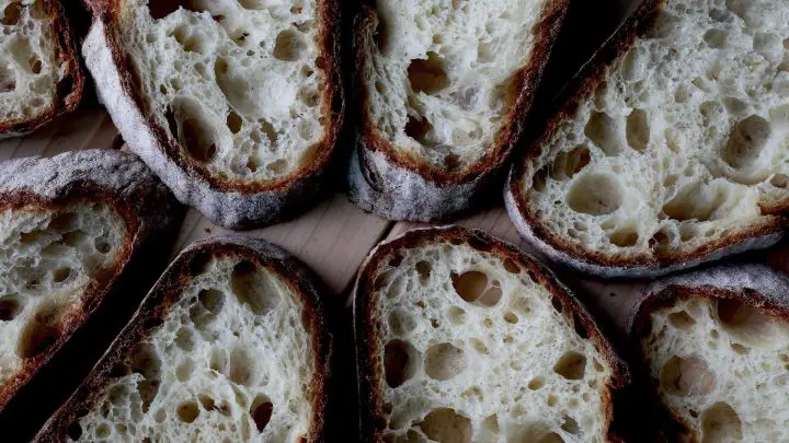 Easy to follow open crumb sourdough bread recipe