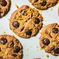 Sourdough pumpkin chocolate chip cookies