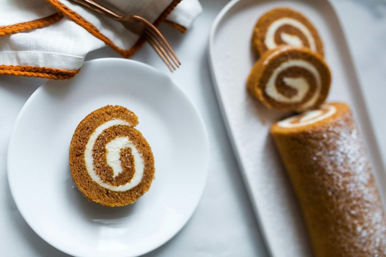 Sourdough pumpkin roll
