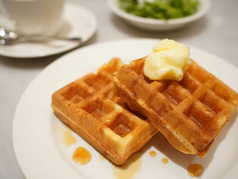 Sourdough pumpkin waffles