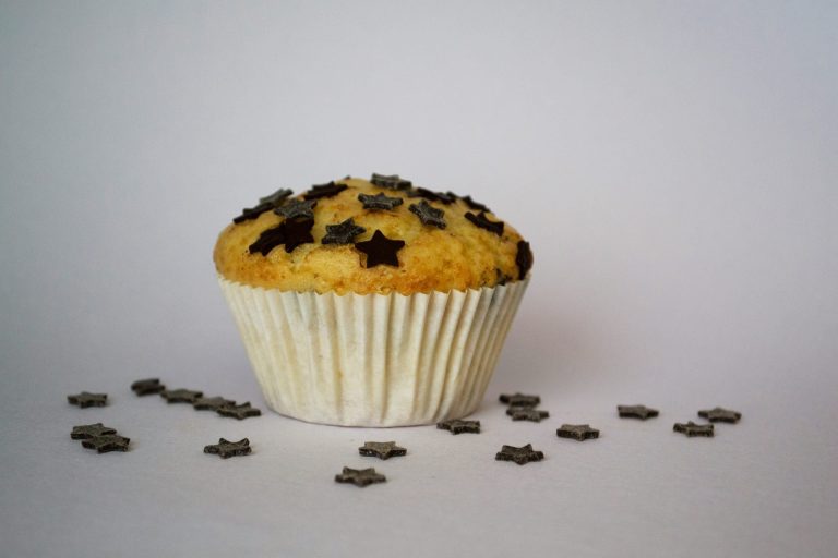 Sourdough pumpkin chocolate chip muffins