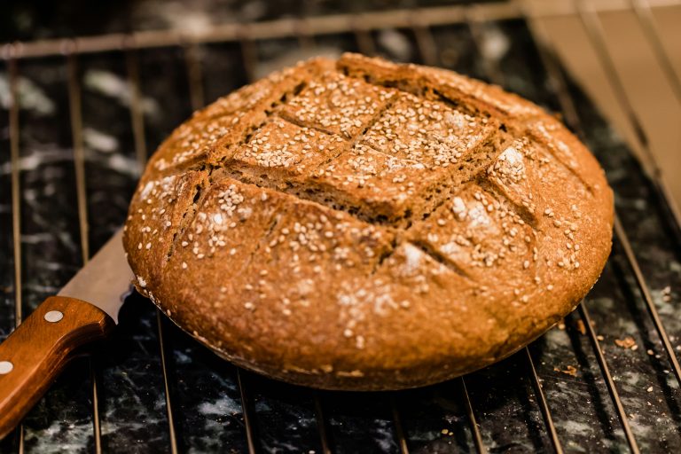 Homemade sourdough bread