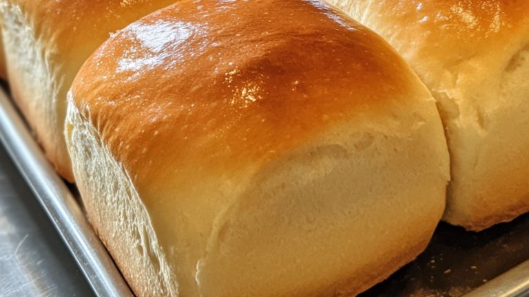 Sourdough rolls from starter