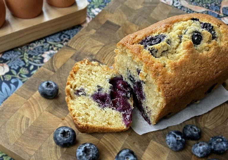 Blueberry sourdough bread