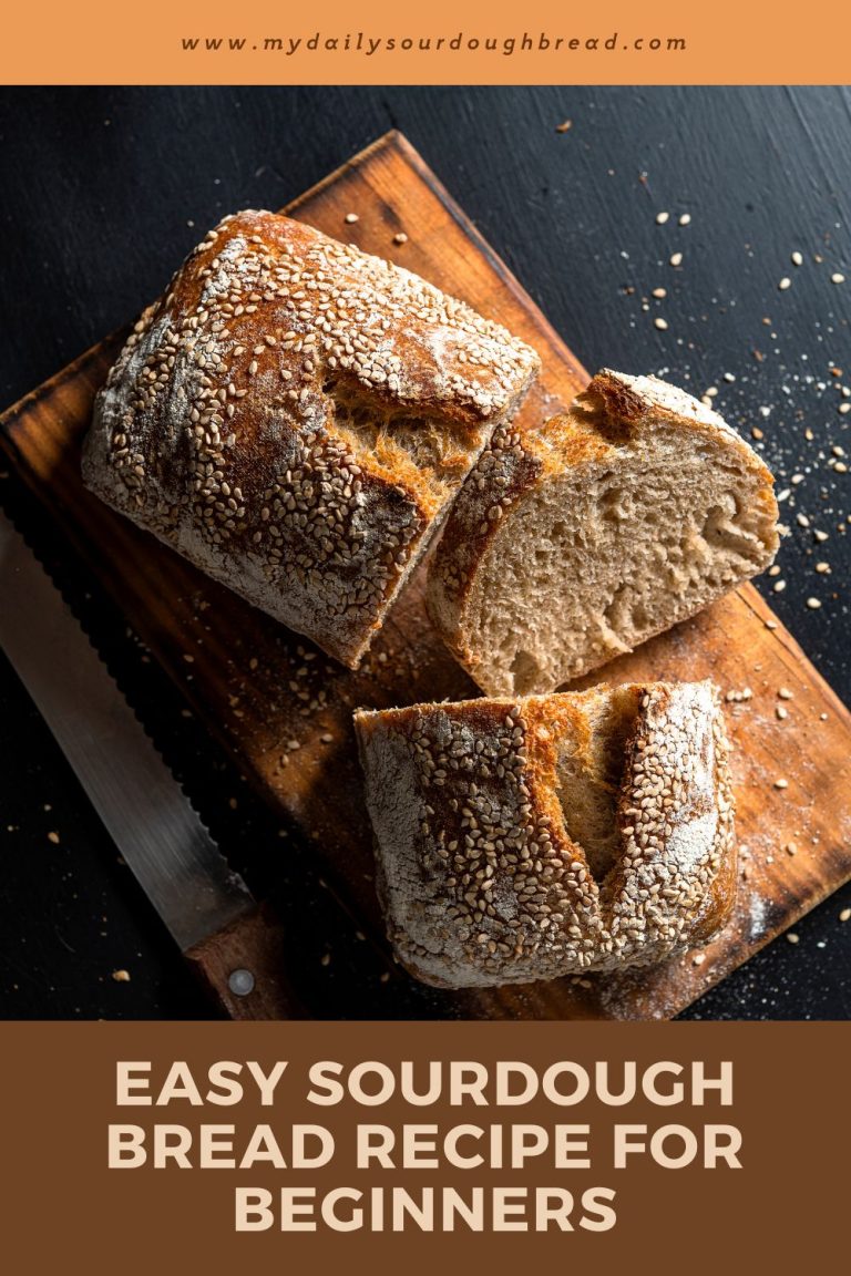Easy sourdough bread recipe for beginners