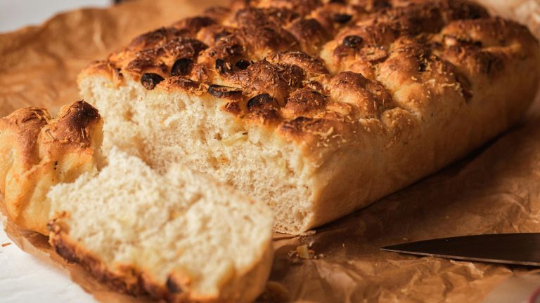 Sweet focaccia bread
