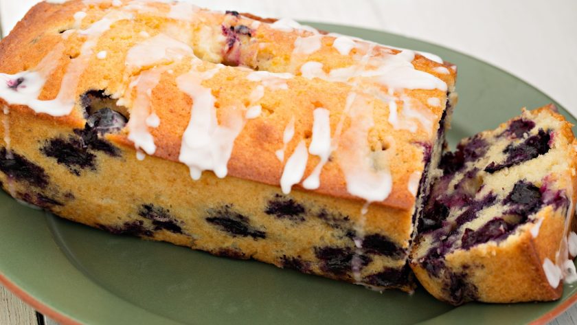 Lemon blueberry sourdough bread