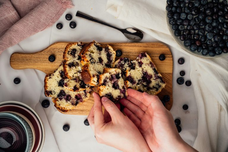 Sourdough blueberry bread