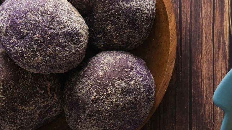Ube bread recipe (how to make soft ube pandesal with cheese inside)