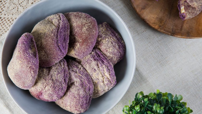 Ube bread recipe (how to make soft ube pandesal with cheese inside)