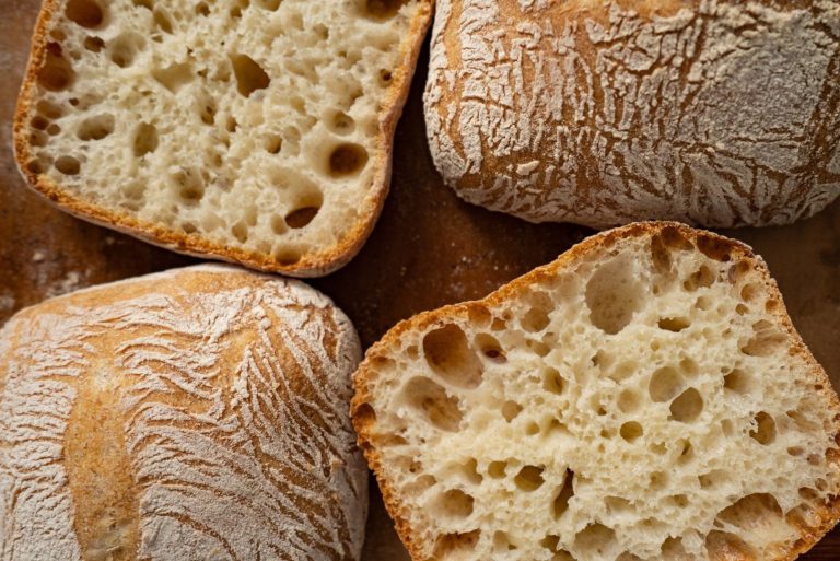 Fiber-rich breads