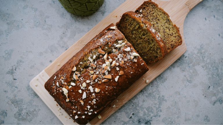 Coconut lime banana bread