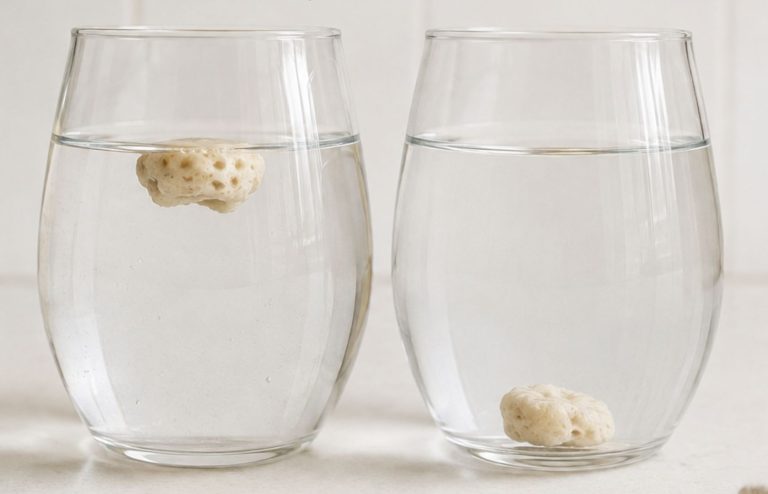 Why the float test isn't reliable