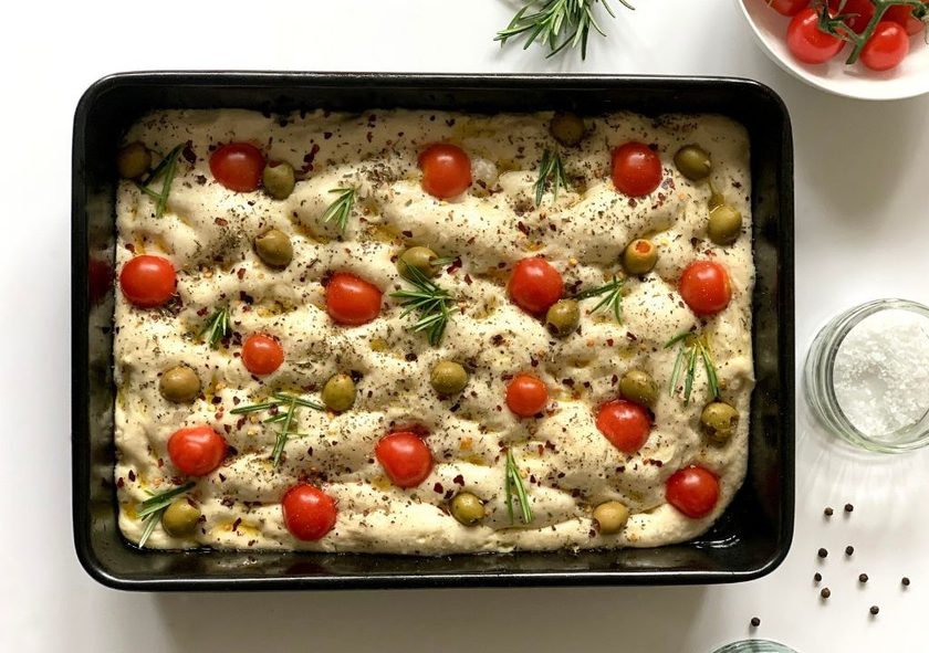 How to decorate focaccia